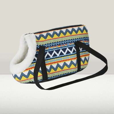 Sac pour chien - vue complète- SmallDogsPetCarrier™ - Zigzag - Galaxie Des Chiens