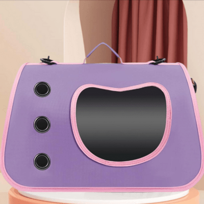 Sac de Transport pour Chien - DogTravelBag™ - Violet - Galaxie Des Chiens