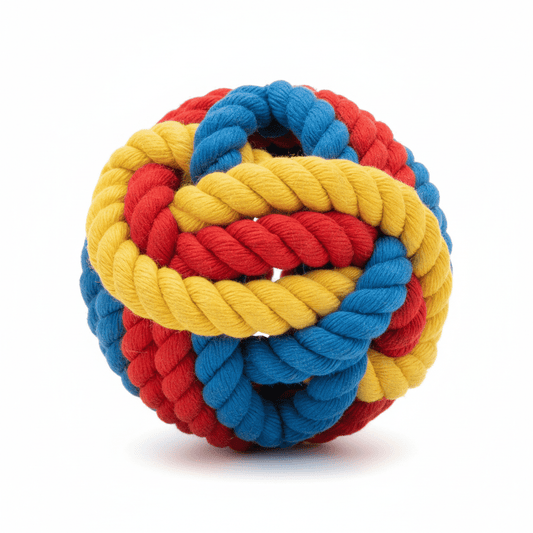 Corde à Mâcher Tressée pour Chien | Hygiène Dentaire et Jeu - Galaxie Des Chiens