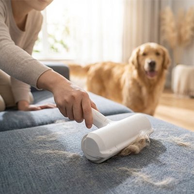 Brosse anti - poil ultra efficace - Galaxie Des Chiens