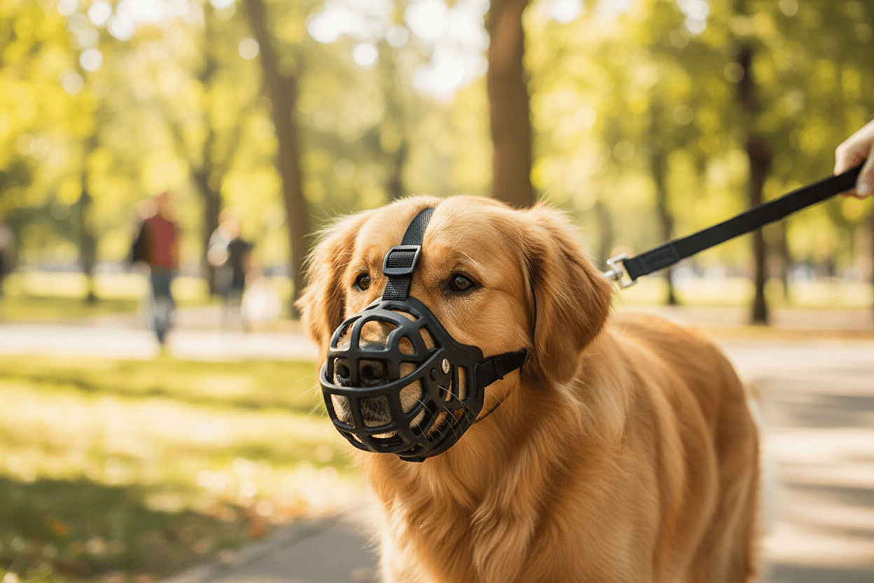 Muselière Silicone Douce pour Chien | Anti - morsure & Respirante - Galaxie Des Chiens