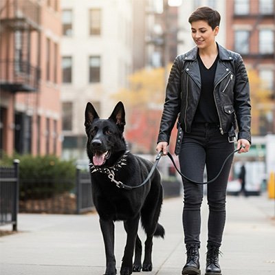 Collier Chien clouté| Élégance Sécurisée - Galaxie Des Chiens