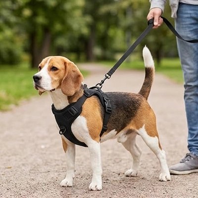 Harnais chien Design-Sans étranglement-pression répartie sur le poitrail pour protéger la trachée-
