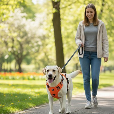  Harnais pour chien Comfort Secure - détail du rembourrage confort
Galaxie Des Chiens