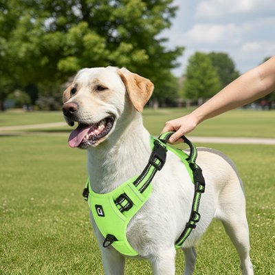 Harnais pour chien Comfort Secure - gros plan sur les boucles
Galaxie Des Chiens