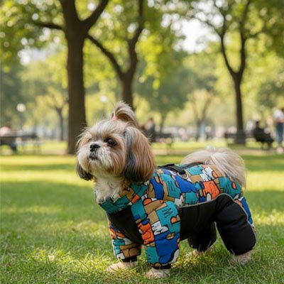 Manteau pour Chien multicolore | Confort Hivernal - Galaxie Des Chiens