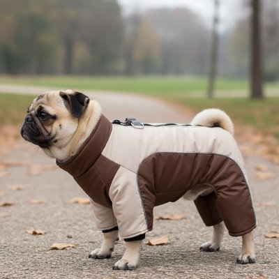 Manteau pour Chien Imperméable | Chaleur Premium - Galaxie Des ChienschaudCaféM