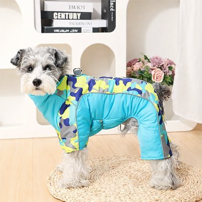Manteau pour Chien Imperméable | Chaleur Premium - Galaxie Des ChienschaudBleuM