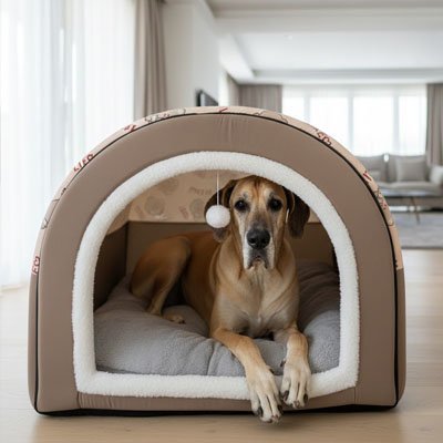 Niche pour Chien intérieur | CozyDesign - Galaxie Des Chiens