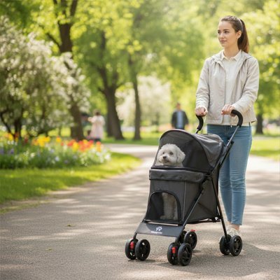 Poussette pour chien | Mobilité Confort - Galaxie Des Chiens