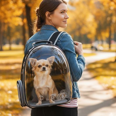 Sac à dos chien porté sur épaule  | Aventure Ergonomique - Galaxie Des Chiens