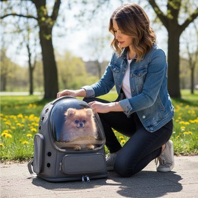 Sac transport Chien | TravelPet -  vue complète- Galaxie Des Chiens