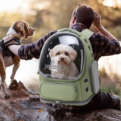 Sac transport Chien | TravelPet - vue intérieure-Galaxie Des Chiens