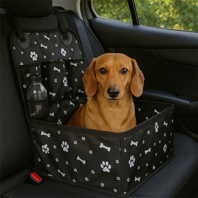  Siege auto chien Securitour - compartiment de rangement pour bouteille d'eau - Galaxie Des Chiens